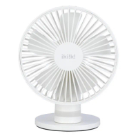 【ikiiki 伊崎】USB充電桌夾兩用扇IK-EF7401(USB扇 隨身風扇 充電風扇)