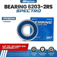Spectro Wheel Bearing 6203-2RS Tiger Revo Ninja 250 Supra Revo Laher Lahar Roda Motor Bearing Mesin