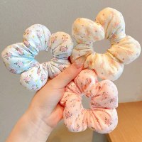 Dây Buộc Tóc, In Hoa, Hình Hoa, Scrunchies, Dây Buộc Tóc Đuôi Ngựa, Phụ Kiện Cài Tóc, Phụ Kiện Tóc