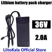 HK LiitoKala 36V 2A 18650 charger Output 42V 2A Charger Input Lithium Li-ion Li-poly Charger For 10Series 36V Electric Bike