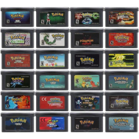 GBA Game Cartridge 32 Bit Video Game Console Card Pokemon Series Red Chapter Team Rocket Cursed Moemon FireRed Emerald