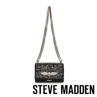 STEVE MADDEN-BCONCERT 鑽面銀飾風琴包-黑色