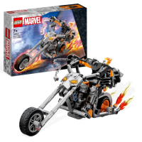 【LEGO 樂高】Marvel超級英雄系列 76245 Ghost Rider Mech &amp; Bike(漫威 惡靈戰警 模型 禮物)