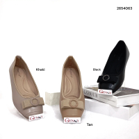 Genny Sepatu Flat Wanita 2654063 Kerja Hitam