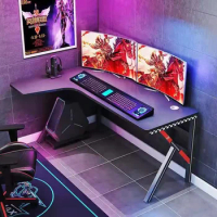 Corner Professional anchor simple multifunctional gaming desktop computer table metal computer competitive table