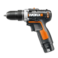【WORX 威克士】12V鋰電雙速電鑽-雙電池套裝組(WX128.6)