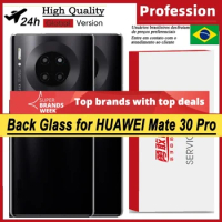 Back Battery Cover for Huawei Mate 30 Pro, Rear Glass Door Panel Case, Battery Cover with Camera Lens, Best Quality