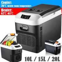 10L 15L 20L Mini Refrigerator Car Portable Fridge Freezer Cooler Warmer Dual Use Camping Caravan Bar Fridge