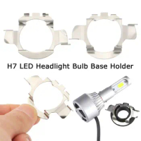 2pcs H7 LED Headlight Bulb Base Holder Adapter Socket Retainer for BMW/Audi/Benz/VW/Buick/Nissan Qashqai Carnival Headlamp Deck