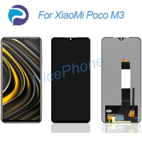 For XiaoMi Poco M3 LCD Display Touch Screen Digitizer Assembly Replacement M2010J19CG, M2010J19CI Poco M3 Screen Display LCD