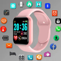 D20 Smart Watch Women Men Waterproof Bluetooth Heart Rate Fitness Tracker Y68 Smart Bracelet Sports Smartwatch for IOS Android