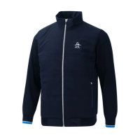 【Munsingwear】企鵝牌 男款深藍色輕量鋪棉外套MGSL6602