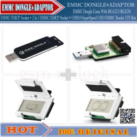 EMMC Dongle with USB 3.0, BGA221, BGA254, EMMC, EMCP Socket, 2 in 1 EMMC, EMCP Socket, USB3.0, SuperSpeed, USD Reader, UFI Box