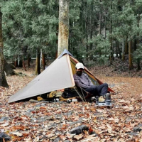 3F UL Gear Lanshan1 Ultralight Tent 3/4 Season Portable Backpacking Tent for 1p Double Layer Tent for Camping, Climbing, Hiking