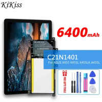 KiKiss Battery C21N1401 6400mAh For ASUS X455 X455L X455LA A455L A455LD A455LN F455L X454W X455LD X455DG X455LF X455LF