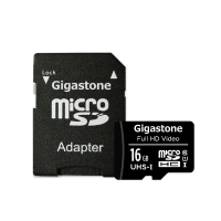 Gigastone microSDHC UHS-I U1 16G 記憶卡(附轉卡)