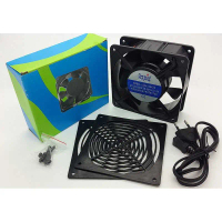 Cooling Fan AC 220V ukuran 12 x 12 x 3.8 cm