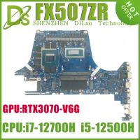 KEFU FX507ZR Mainboard For ASUS TUF Gaming F15 FX507ZW FX507ZC Laptop Motherboard W/i5-12500H i7-12700H RTX3050/3050Ti /RTX3070