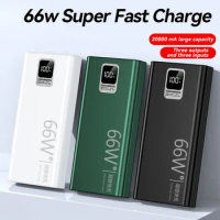 30000mAh Power Bank With USB Output 66W Fast Charging Powerbank External Battery Pack For iPhone Huawei Xiaomi Samsung Powerbank