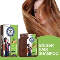 10pcs Hydration Ginger Plant Extract Shampoo Promotes Deep Cleansing Nourishing Growth Shampoo Hair Care