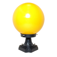 【彩渝】200MM PE 門柱燈(PMMA 圓球 戶外球形柱頭燈 球型燈罩 庭園燈 可搭配LED)