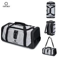 OZUKO New Large Capacity Men Travel Duffle Bags Multifunctional Male Laptop Backpacks Handbags Luggage Trip Waterproof Backpack