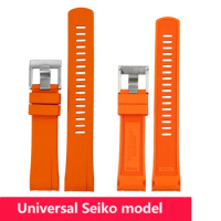 SRPE99K1/SRP777J1 SRPC91J1/25J1 Fluoro Silicone WatchBand For Seiko PROSPEX Series Rubber Waterproof Strap Men Accessories 22mm