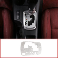 Aluminum Alloy Silver Gear Shift Panel Cover，For 2015-2020 Toyota Hilux Interior Modification Accessories