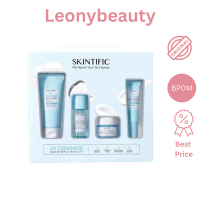 SKINTIFIC - 5X Ceramide TRAVEL KIT Skincare Paket Moisturizer + Cleanser + Soothing toner + Serum Su