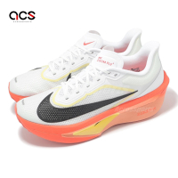 Nike 競速跑鞋 Zoom Fly 6 男鞋 白 橘 輕量 回彈 訓練 碳板 運動鞋 IB6657-108