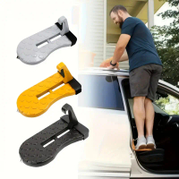 1pc Heavy Duty Car Door Step-Metal Folding Pedal for Easy Access, Punch-Free Installation, Lock Peda