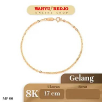 Gelang Emas Fancy 8K Wahyu Redjo Non Pameran 0,55G