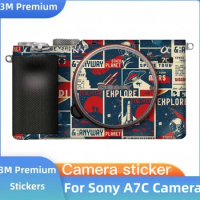 A7C Camera Sticker Premium Decal Skin for Sony ILCE-A7C Alpha A7 C Camera Skin Decal Protector Anti-scratch Cover Film Sticker