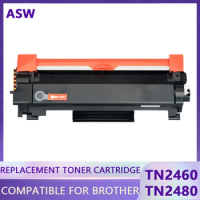 No chip TN2460 TN2480 Compatible toner cartridge for Brother HL-L2375DW L2385DW DCP-L2550DW MFC-L2715DW L2750DW Printer