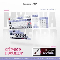 Fantech x Mythia Keycaps ACK05 PBT Batford Crimson Nocturne Cherry Profile 143 Keys Set Keycap Keybo