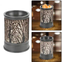 Handicraft UK Plug Metal Fragrance Diffuser Wax Melt Warmer Essential Oil Lamp Aromatherapy Lamp