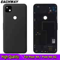 For Google Pixel 4A 5G Back Battery Cover Rear Door Housing Case With Lens Replacement Parts For Google Pixel 4A Battery Cover