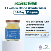 REALFOOD Realfood Wonder Mom Vitamin Ibu Hamil | Sarang Burung Walet | Asam Folat, 12 Hari