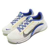 【NIKE 耐吉】訓練鞋 Wmns Superrep Go 3 NN FK 女鞋 白 藍 針織 健身 有氧 運動鞋(DH3393-102)