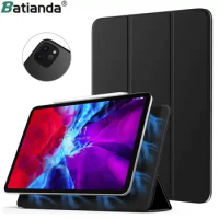 For New iPad Pro 11 Case 2020 for iPad Pro 12.9 2020 2018 Magnetic Ultra Slim Smart Cover for 2020 iPad Pro Case Leather Shell