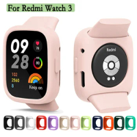 For Redmi Watch 3 Watch Case Soft and Durable Silicone Cover Protection Bumper Watch Protector Accessories Supplies
