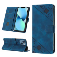 Luxury Skin Feeling Case For Samsung Galaxy S23 FE 5G S22 Ultra S21 Plus S20 Note 20 10 Cover Leather Flip Stand Card Slot Strap