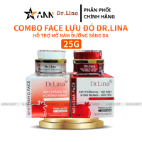Combo Kem Dưỡng Da Mặt Hỗ Trợ Dưỡng Trắng Dr.Lina Ngày Và Đêm 25g - Combo Kem Face Lựu Đỏ Dr.Lina [C