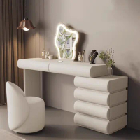 Bedside Table Dresser Cheap Clothes Room Dressing Glass Top Vanity Shoe Cabinet Storage Luxury Makeup Furniture For Beauty Salon