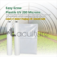 Plastik UV 200 Microns Easy Grow Lebar 6 Meter Plastik Green House 1 Roll 50 Meter