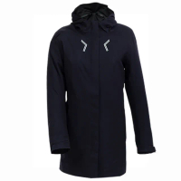 【SAMLIX 山力士】金牌PRIMALOFT兩件式女輕量化防水防風保暖大衣外套#86921(黑色)