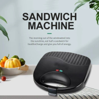 750W Mini Sandwich Machine Breakfast Maker Home Light Food Multi Cookers Toasters Waffle Electric Ovens Hot Plates Bread Pancake