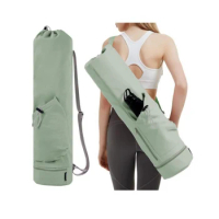 Yoga Mat Bag Travel Yoga Backpack Sports Bag Yoga Mat Carrier Bag Yoga Mat Storage Bag for Pilates Bag with Bottle Pocket