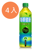 每朝健康 雙纖綠茶 650ml (4入)/組【康鄰超市】