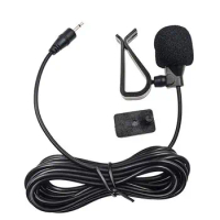 Omnidirectional Lavalier Lapel Microphone Clip On Condenser Mic For Sony UWP V1 D11 D21 Wireless Microphones Transmitter System